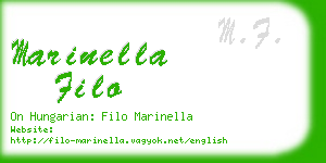 marinella filo business card